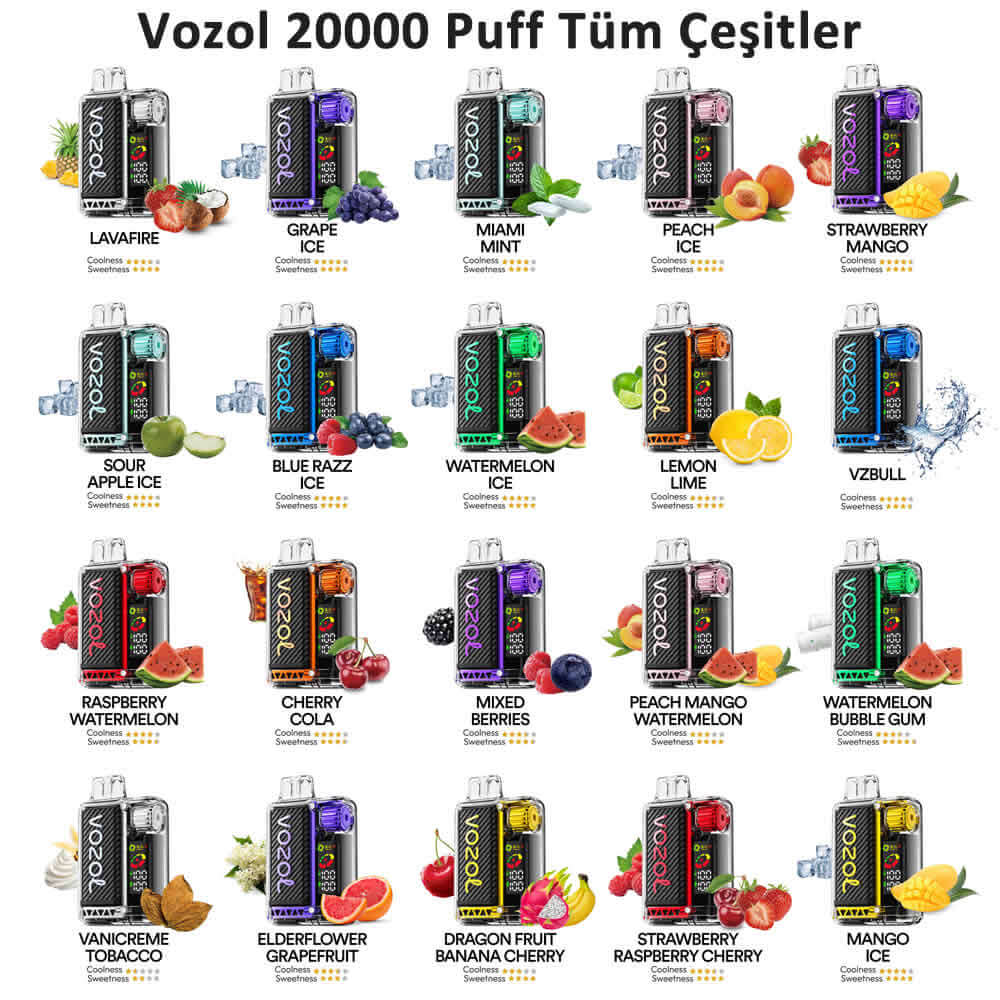 Vozol 20000 Puff, Elektronik Sigara